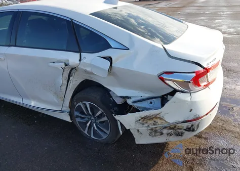 2022 Honda Accord Hybrid Ex-L from USA, damaged, VIN 1HGCV3F51NA018478